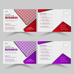 business post card design,Creative Business post card template,corporate business post card , Creative and Clean Business post Card Template.Vector modern creative simple and clean business card