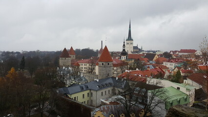 Fototapeta premium View of Tallin old town