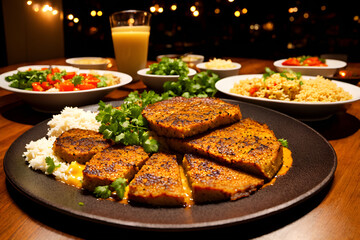 fish with vegetables