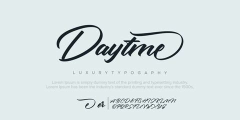Luxury alphabet font. Typography decorative elegant classic lettering serif fonts vintage retro for logo. vector illustration - obrazy, fototapety, plakaty