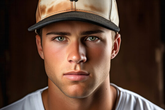 Jugador de baseball guapo