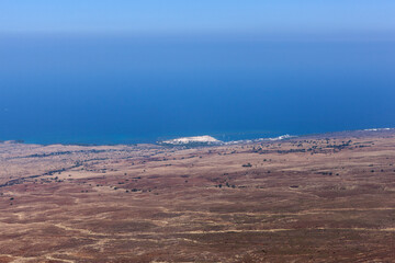 USA Hawaii Big Island view on a sunny summer day