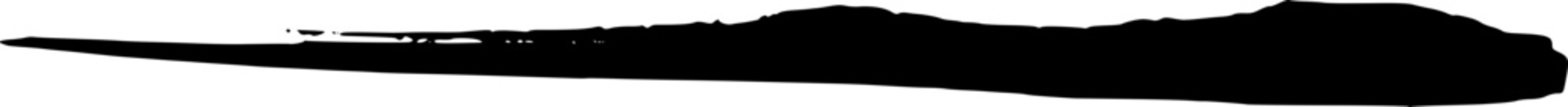 Obraz premium Abstract Brush Stroke, Vector Shape, Divider, and Black Paint Accent