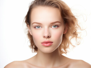 Fototapeta premium isolated portrait in studio 