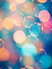 Bokeh light PPT background poster wallpaper web page