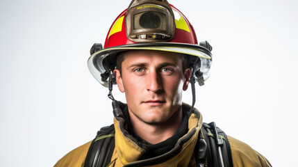 Fototapeta premium Portraits of American firemen 