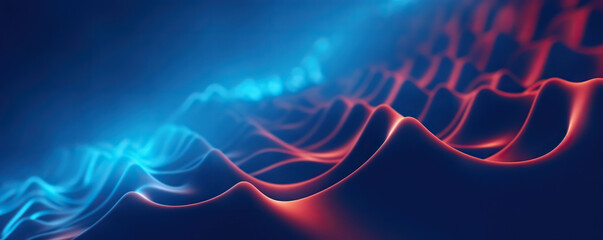 Fototapeta premium Modern abstract digital backdrop capturing the whirlwind of technology and creativity. Perfect for visual projects related to contemporary digital technology and innovation