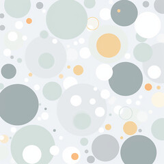 seamless background with circles grey color created with Generative Ai