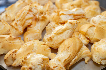 Traditional tapioca biscuits or cheese bread from Minas Gerais. Polvilho azedo