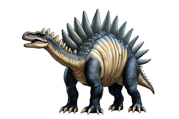 Stegosaurus isolated, transparent
