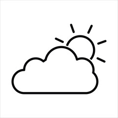 weather icon vector design template