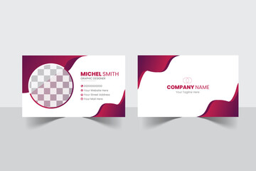 A bundle of 1 templates of different colors business  card   template, modern business card design template, 
abstract business card and creative design, IT company post card and editable vector templ