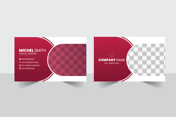 A bundle of 1 templates of different colors business  card   template, modern business card design template, 
abstract business card and creative design, IT company post card and editable vector templ