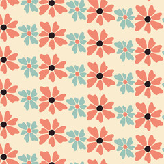 Collection of retro checkerboard backgrounds featuring vivid hues. A groovy and psychedelic chessboard backdrop inspired by the 60s and 70s. Perfect for print templates, textiles, or as a vector wallp