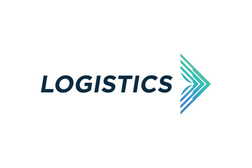 Logistics design element icon vector with creative modern concept