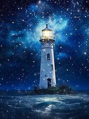 lighthouse coast background