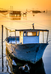fishing hut in italy - called trabucco