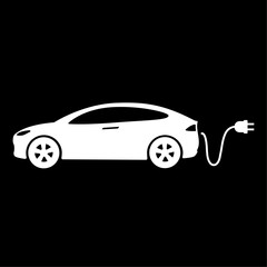 Electric car icon Vector Illustration