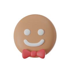 3d render if gingerbread cookies