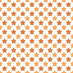 Seamless pattern with coral stars