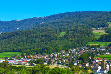 Fototapeta na wymiar Balsthal, Bezirk Thal des Kantons Solothurn (Schweiz)