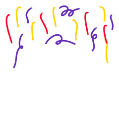 Confetti Party Explosion Shape