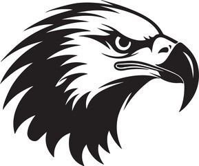 Fototapeta premium Eagle head vector illustration logo