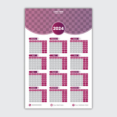 A bundle of 1 templates of different colors a4 flyer template, modern modern calendar template, 
abstract calendar and creative design, IT company flyer and editable vector template