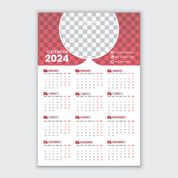 A bundle of 1 templates of different colors a4 flyer template, modern modern calendar template, 
abstract calendar and creative design, IT company flyer and editable vector template