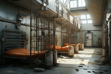 Indoor prison. Generative AI