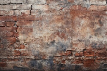 "Weathered Beauty: An image that brings out the character and intricacies of the grungy texture on the old brick wall."