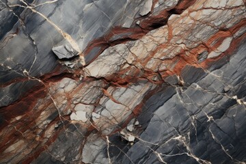 Stone Texture Close-up: A macro photograph revealing the rugged beauty of natural stone textures.