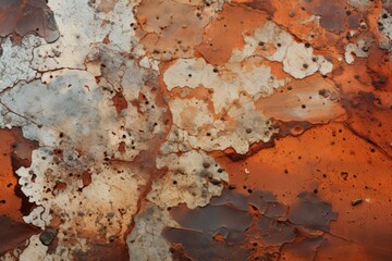 "Decaying Beauty: An image that brings out the character and peeling texture of old, rusty metal."