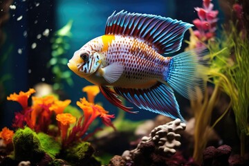 Tropical fish in an aquarium