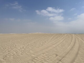 California Desert in Ica Peru. Dunes.