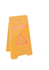 caution wet floor frame signs