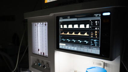 parameter monitoring. During surgery in the operating room, the patient's blood pressure and values...