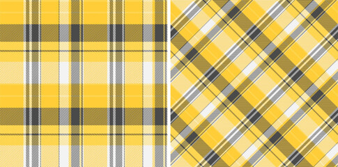 Texture pattern fabric of seamless background tartan with a plaid check textile vector.