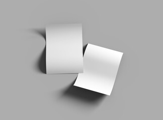 Blank 16.5x11.7 or A4 inc flyer render to present your design.