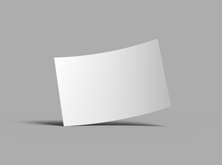 Blank 16.5x11.7 or A4 inc flyer render to present your design.