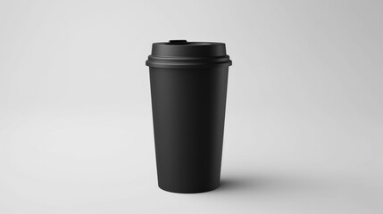 Empty mobility cup holder mock up. Generative Ai