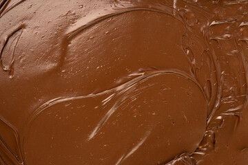 Melt Chocolate Texture Background, Chocolate Sauce Pattern, Cocoa Hazelnut Cream, Textured Chocolate