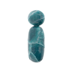 cracked ice letter I - Small 3d frozen font - Suitable for Nature, winter or Christmas related subjects