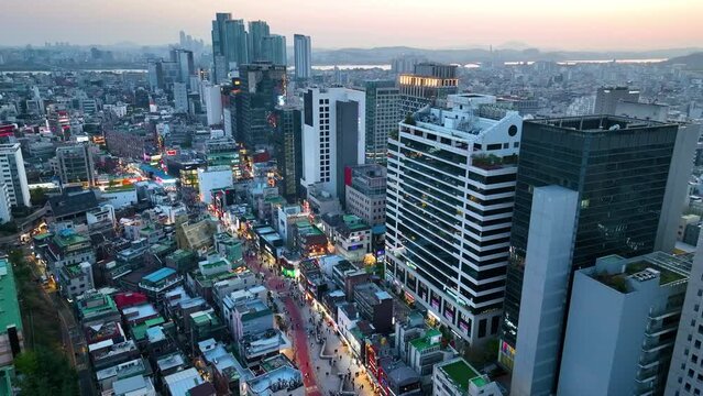 SEOUL city view video Adobe Stock South Korea