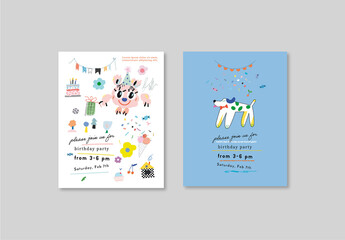 Fun Birthday Poster Layout