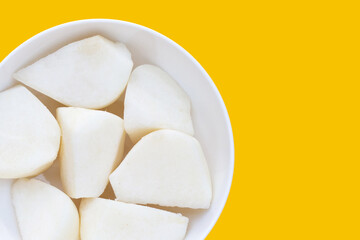 Mexican turnip or jicama or yam bean