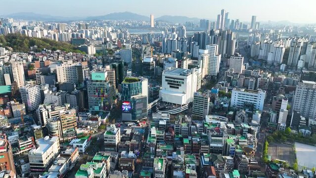 SEOUL city view video Adobe Stock South Korea