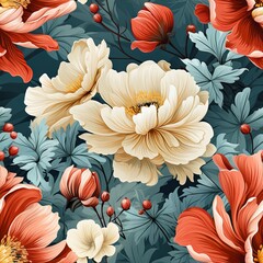 seamless floral Digital Pattern, Flower Texture, Design, Tile,