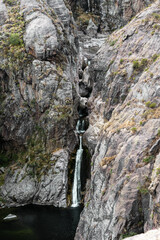 landscape of mountains in the mountains of Cordoba on vacation to do traiking or go sightseeing vacations