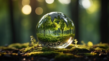 water drops on a glass